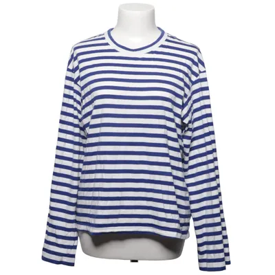 Long sleeve T-shirt (Blue, White) from Arket Cotton