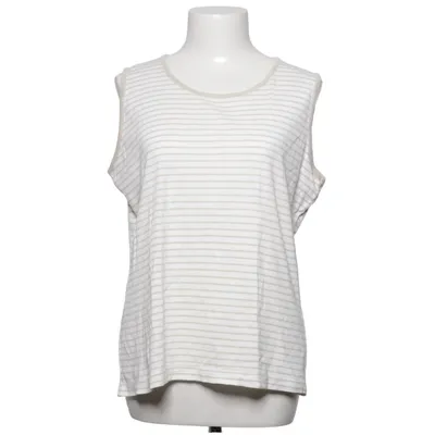 Débardeur (Blanc, Beige) de Amica Coton