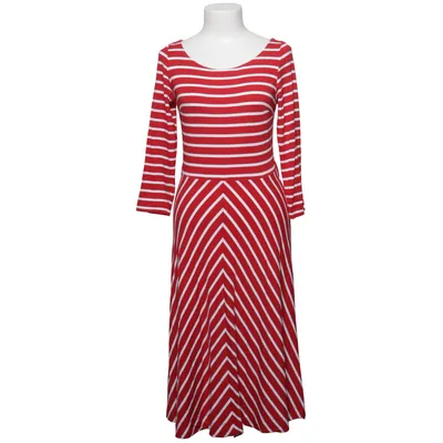 Dress (Red, White) from Miss Clarity Elastane, Viscose