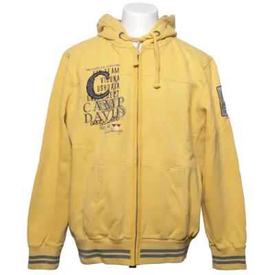 Sweat à capuche (Jaune) de Camp David Coton, Polyester