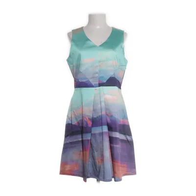 Klänning (Grön, Flerfärgad) från Yumi Bomull, Elastan, Polyester