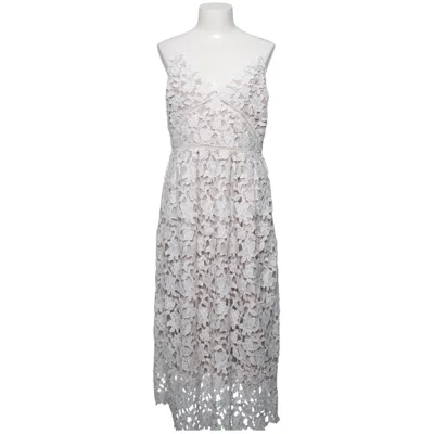 Dress (White, Beige) from Exclusive Collection Gina Tricot Polyester