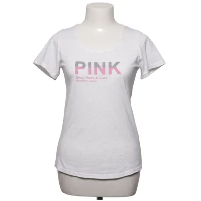 T-shirt (White, Gray) from Carnaby Metallic fiber, Polyester, Viscose