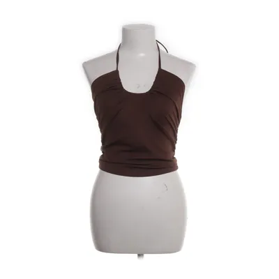 Halternecktopp (Brun) från Bik Bok Elastan, Polyester