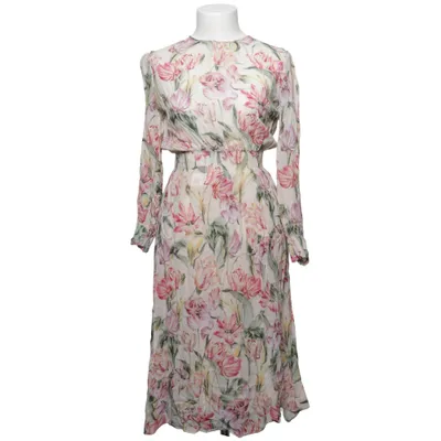 Robe longue (Rose, Multicolore) de Zara Woman Polyester, Viscose