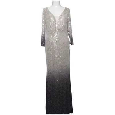 Evening gown (Silver, Gray) from Lautinel Polyester