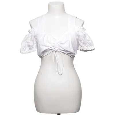 Dirndlbluse (Hvid) fra Landhaus Bomuld, Polyester