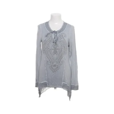 Blouse (Gray) from Tredy Elastane, Polyester, Viscose