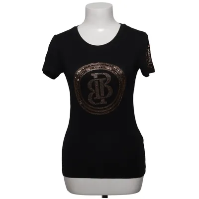 T-shirt (Zwart) van Elite Elastaan, Viscose