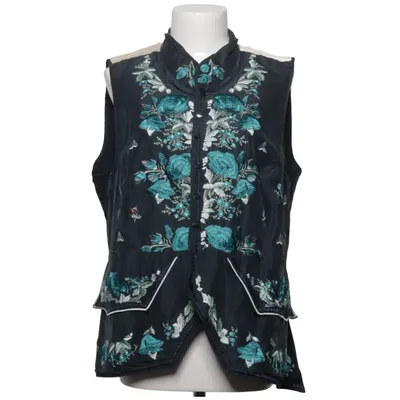 Vest (Black, Turquoise, Multicolored) from Noa Noa Cotton, Linen, Silk