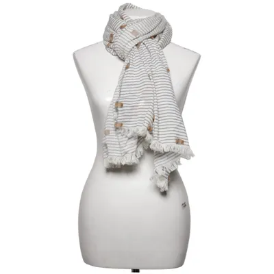 Shawl (White, Gray, Brown) from Zara Accessories