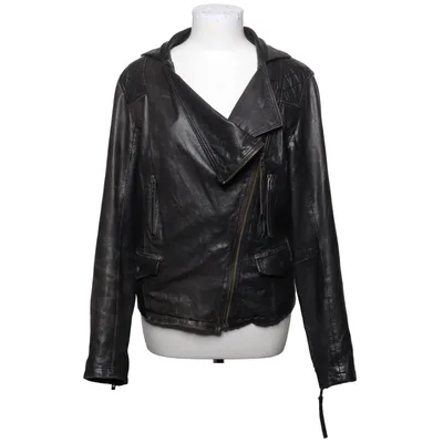 Bikerjack (Zwart) van Sportsgirl Leer, Polyester
