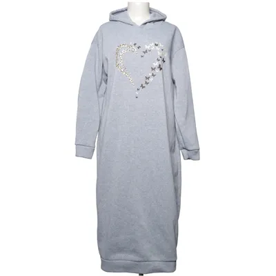 Capuchon jurk (Grijs) Polyester