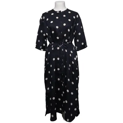 Klänning (Svart, Vit) från Jodhpur Polyester