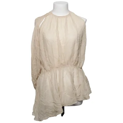 Blouse (Beige) from Zara Viscose