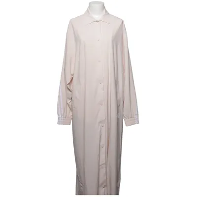 Skjortklänning (Beige, Vit) från Adidas Elastan, Återvunnen polyester