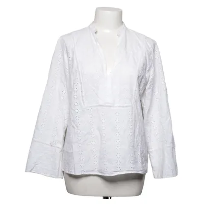 Blouse (White) from Zara Cotton