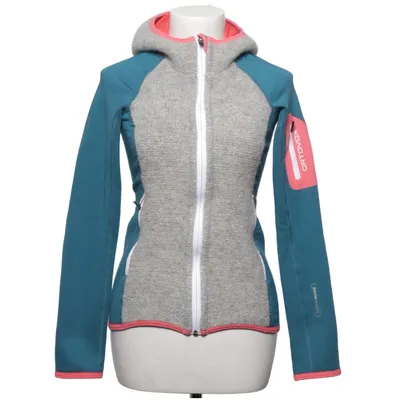 Huvtröja (Grå, Blå, Flerfärgad) från Ortovox Elastan, Merinoull, Polyester