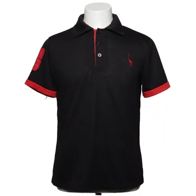 Polo shirt (Black, Red) from West Street Haku