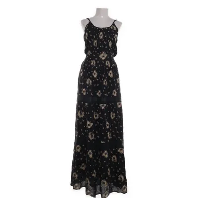 Maxikjole (Sort, Flerfarvet) fra Maison Hotel Viscose