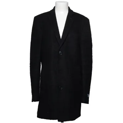 Coat (Black) from Penguin Polyester, Wool