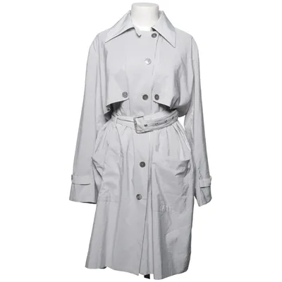 Trenchcoat (Grau, Weiß) von Bitte Kai Rand Baumwolle, Polyester