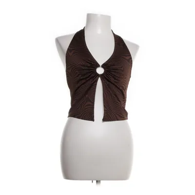 Halternecktopp (Brun) från Divided by H&M Elastan, Polyester