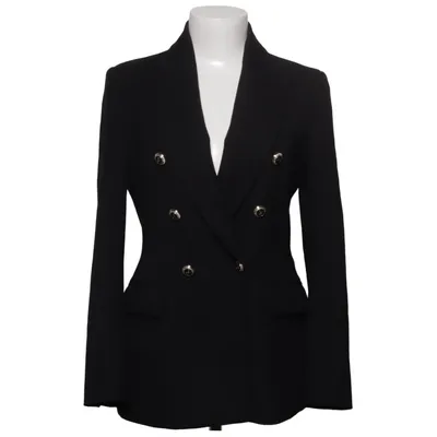 Blazer (Zwart) van Zara Acetaat, Elastaan, Viscose