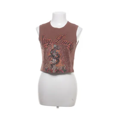 Crop top (Brun) från Urban Outfitters Ekologisk bomull