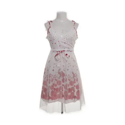 Dress (White, Red) from Didi Cotton, Polyester