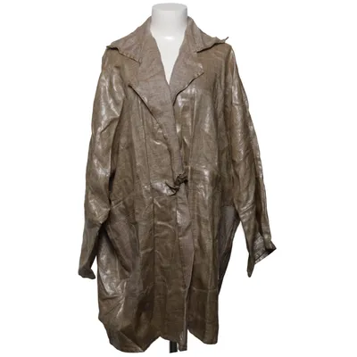 Coat (Beige) from Mira Collection Linen