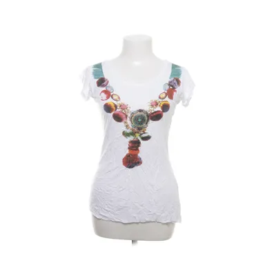 T-shirt (White, Multicolored) from Hotspot Viscose