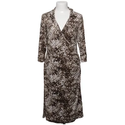 Robe (Marron, Blanc) de Kirsten Élasthane, Viscose