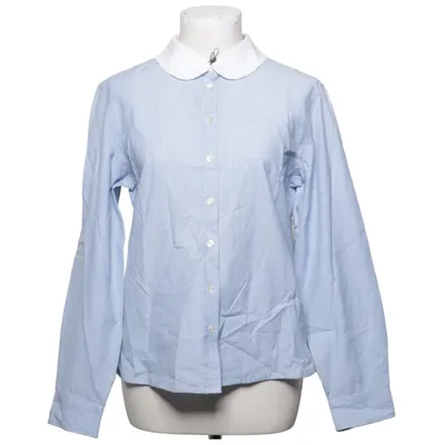 Shirt (Blauw, Wit) van Leon & Harper Katoen