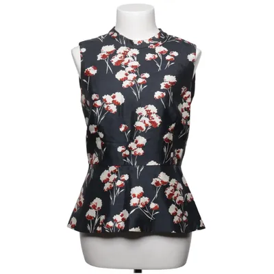 Top (Blå, Rød, Hvid) fra Tory Burch Elastan, Silke, Uld