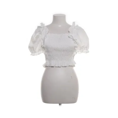 Crop top (Wit) van Flamant Rose Katoen