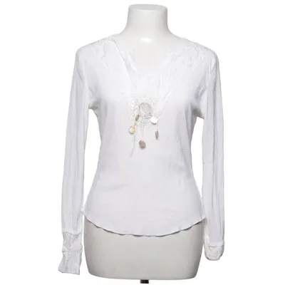 Bluse (Hvid) fra Repeat Polyester