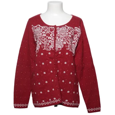 Cardigan (Rouge, Blanc) de Isolde Coton