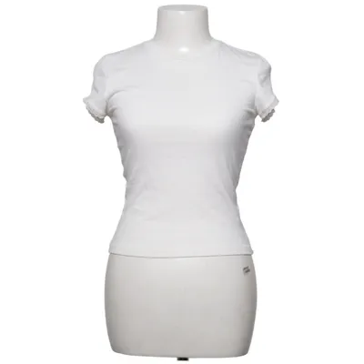 T-shirt (White) from Divided by H&M Elastane, Viscose