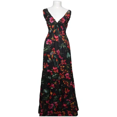 Maxi jurk (Zwart, Meerkleurig) van Miss Kitsch Polyester