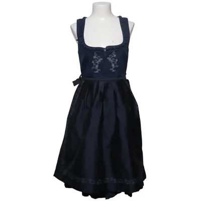 Dirndl (Blauw, Wit) van Moser Katoen, Linnen, Polyester