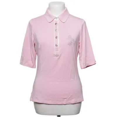 Polo shirt (Pink) from Pompöös Elastane, Viscose