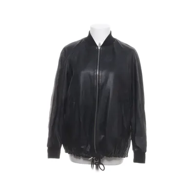 Läderjacka (Svart) från COS Bomull, Skinn