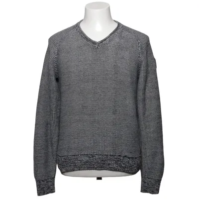 Strickpullover (Grau, Schwarz, Weiß) von No Excess Acryl, Baumwolle