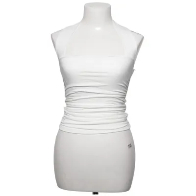 Halter neck top (White) from Gina Tricot Elastane, Viscose