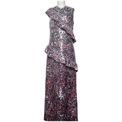 Aftonklänning (Silverfärgad, Blå, Röd) från By Malene Birger Polyester, Viskos