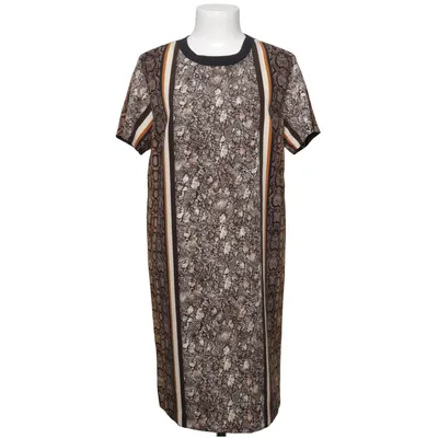Jurk (Bruin, Zwart, Beige) van Studio F Elastaan, Polyester