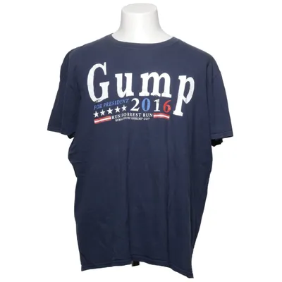 T-shirt (Blauw) van Bubba Gump Katoen