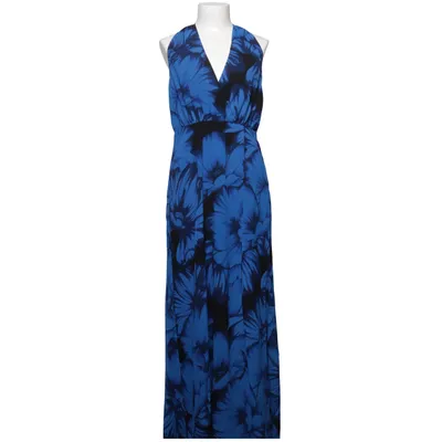 Maxi jurk (Blauw, Zwart, Meerkleurig) van NA-KD Elastaan, Polyester