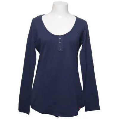 Henley shirt (Blue) from EDC by ESPRIT Cotton